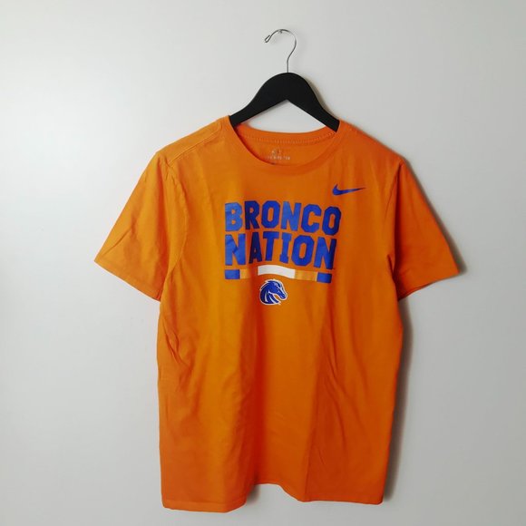 Nike Bronco Nation Athletic Cut T Shirt Sports Active Football Graphic Tee L - Picture 7 of 10